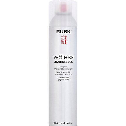 RUSK Designer Collection W8less Plus Hairspray Shaping and Control Strong Hold - 10 Oz - Image 2