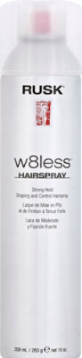 RUSK Designer Collection W8less Plus Hairspray Shaping and Control Strong Hold - 10 Oz - Image 2