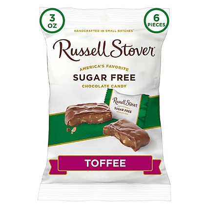 Russell Stover Sugar Free Toffee Squares - 3 Oz - Image 2