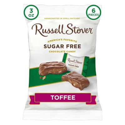 Russell Stover Sugar Free Toffee Squares - 3 Oz