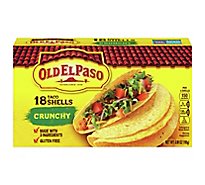 Old El Paso Taco Shells Crunchy Box 18 Count - 6.89 Oz