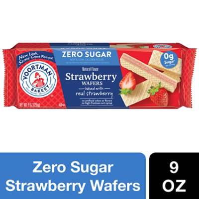 Voortman Bakery Sugar Free Strawberry Wafers - 9 Oz