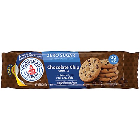 Voortman Bakery Sugar Free Chocolate Chip Cookies - 8 Oz