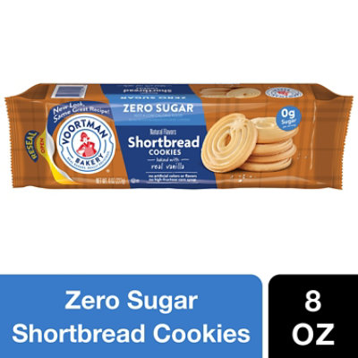 Voortman Bakery Sugar Free Shortbread Cookies - 8 Oz