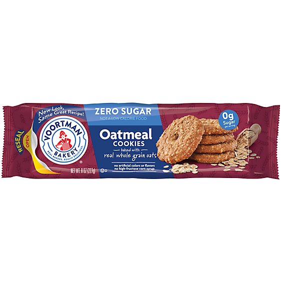 Voortman Bakery Sugar Free Oatmeal Cookies - 8 Oz
