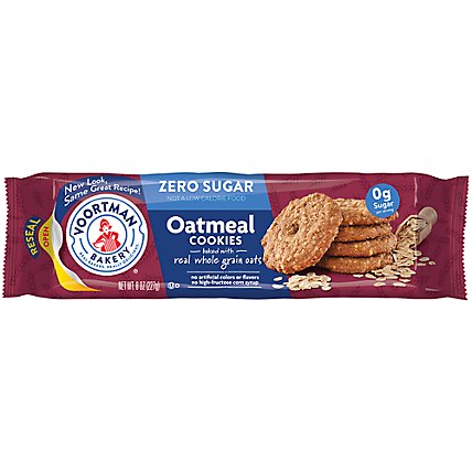Voortman Bakery Sugar Free Oatmeal Cookies - 8 Oz - Image 1