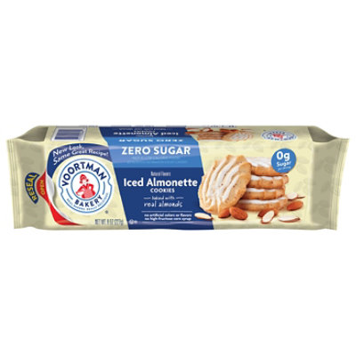 Voortman Bakery Sugar Free Iced Almonette Cookies - 8 Oz - Image 2