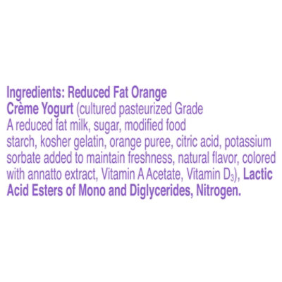 Yoplait Whips! Yogurt Mousse Low Fat Orange Creme Flavored - 4 Oz - Image 4