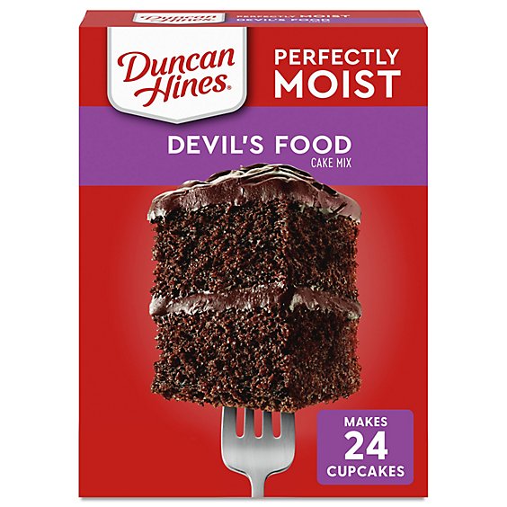 Duncan Hines Perfectly Moist Devils Food Cake Mix - 15.25 Oz