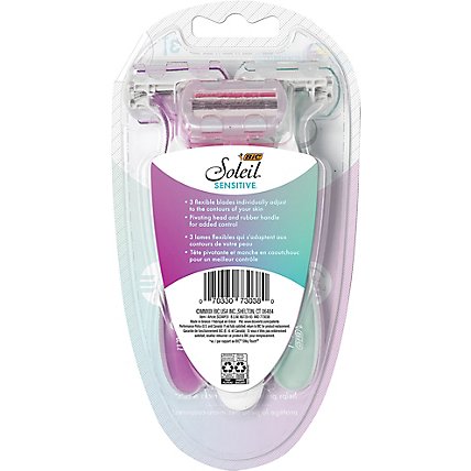 BIC Soleil Shavers Glow Womens Disposable - 3 Count - Image 4