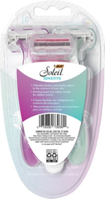 BIC Soleil Shavers Glow Womens Disposable - 3 Count - Image 4