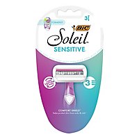 BIC Soleil Shavers Glow Womens Disposable - 3 Count - Image 1