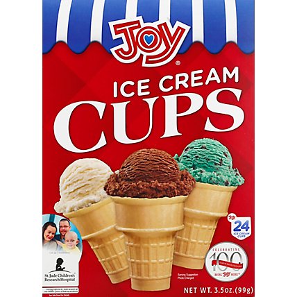 Joy Ice Cream Cups 24 Count - 3.5 Oz - Image 2