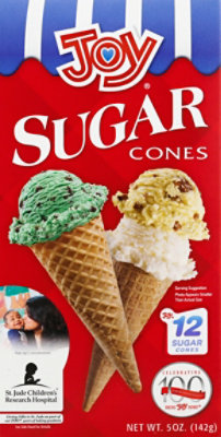 Joy Sugar Cones 12 Count - 5 Oz - Image 2