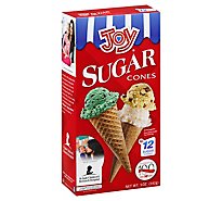 Joy Sugar Cones 12 Count - 5 Oz