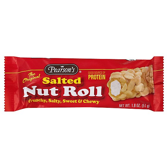 Pearsons Nut Roll Salted Wrapper - 1.8 Oz