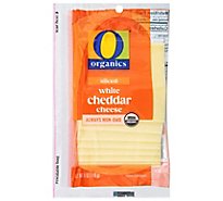 O Organics Organic Cheese Sliced White Cheddar - 6 Oz
