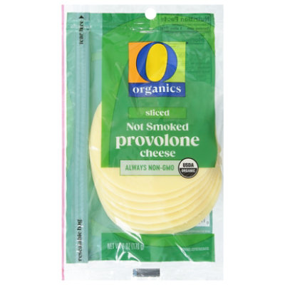 O Organics Organic Cheese Sliced Provolone - 6 Oz