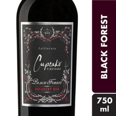 Cupcake Vineyards Black Forest Red Wine - 750 Ml - Image 2