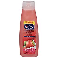 Alberto VO5 Shampoo Moisturizing Moisture Milks Strawberries & Cream - 12.5 Fl. Oz. - Image 3