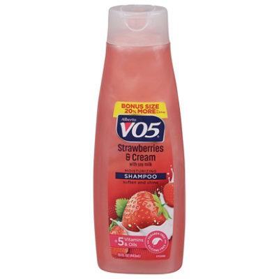 Alberto VO5 Shampoo Moisturizing Moisture Milks Strawberries & Cream - 12.5 Fl. Oz. - Image 3