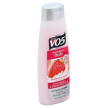 Alberto VO5 Conditioner Moisturizing Moisture Milks Strawberries & Cream - 12.5 Fl. Oz. - Image 1