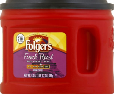 Folgers Coffee Ground Medium-Dark Roast French Roast - 24.2 Oz - Image 3