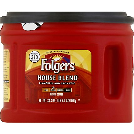 Folgers Coffee Ground Medium Roast House Blend - 24.2 Oz - Image 3