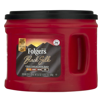 Folgers Coffee Ground Dark Roast Black Silk - 24.2 Oz - Image 4