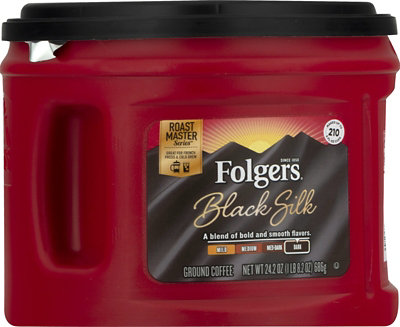 Folgers Coffee Ground Dark Roast Black Silk - 24.2 Oz - Image 2