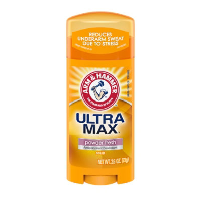 ARM & HAMMER UltraMax Powder Fresh Solid Oval Deodorant - 6-2.6 Oz - Image 1