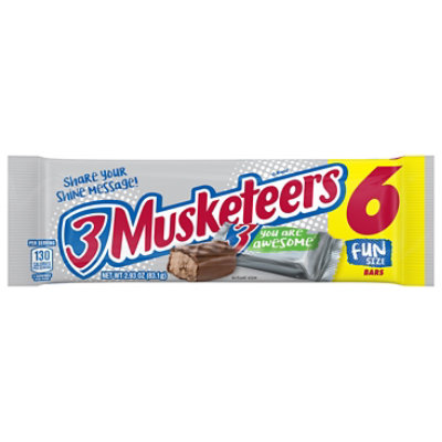 Mars 3 Musketeers Fun Size 6pk - 2.93 Oz