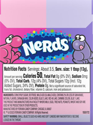 Nerds Candy Seriously Strawberry Gotta Have Grape - 1.65 Oz - Image 6