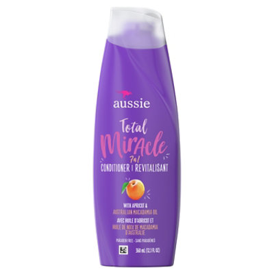 Aussie Total Miracle Paraben Free Conditioner with Apricot for Hair Damage - 12.1 Fl. Oz. - Image 7