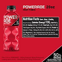 POWERADE Sports Drink Electrolyte Enhanced Fruit Punch - 8-20 Fl. Oz. - Image 4