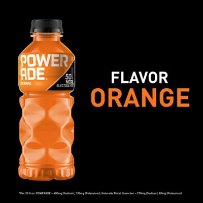 POWERADE Sports Drink Electrolyte Enhanced Orange - 8-20 Fl. Oz. - Image 3