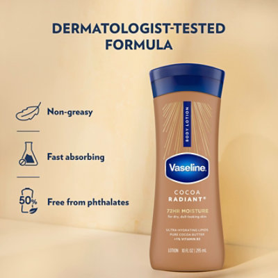Vaseline Intensive Care Hand And Body Lotion Cocoa Radiant - 10 Oz - Image 5