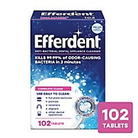 Efferdent Denture Cleanser Anti-Bacterial Tablets - 102 Count - Image 2