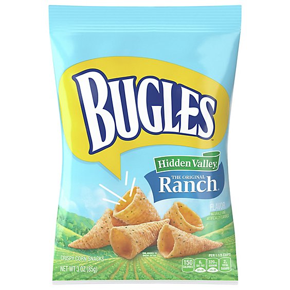 Bugles Snacks Corn Crispy Ranch - 3 Oz