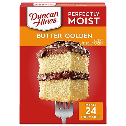 Duncan Hines Perfectly Moist Butter Golden Cake Mix - 15.25 Oz - Image 2