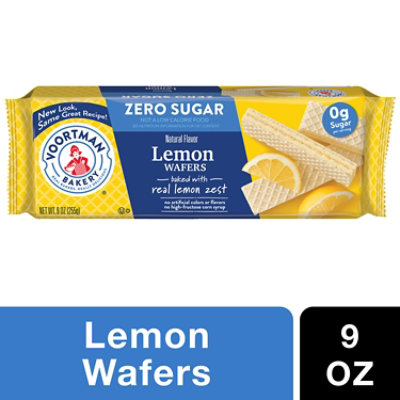 Voortman Bakery Sugar Free Lemon Wafers - 9 Oz - Image 1