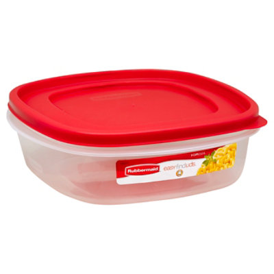 2 Rubbermaid Easy Find Lid Square 9-Cup 2.1 L Food Storage Container USA  NICE