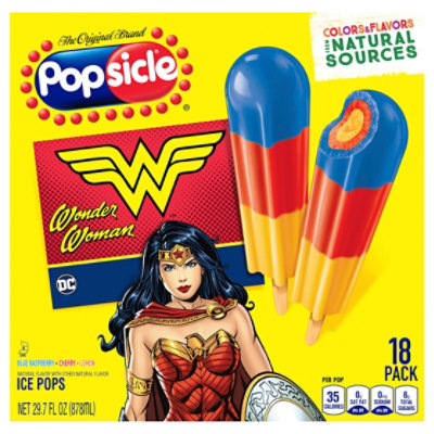 Popsicle Ice Pops DC Wonder Woman - 18 Count - Image 3