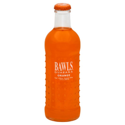 BAWLS Guarana Soda High Caffeine Orange - 10 Fl. Oz.