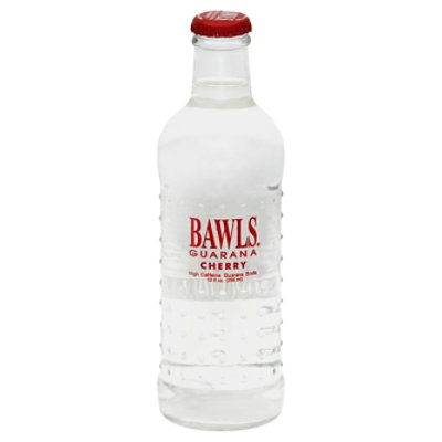 BAWLS Guarana Soda High Caffeine Cherry - 10 Fl. Oz.