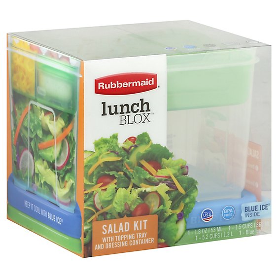 Rubbermaid Salad Kit Lunch Box - Each