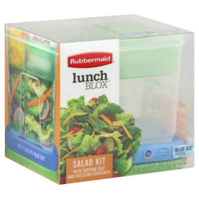 Rubbermaid LunchBlox Entrée Kit, Green