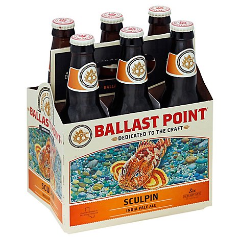 BALLAST POINT BREWING sculpin can 2" sextant STICKER decal craft beer brewery 