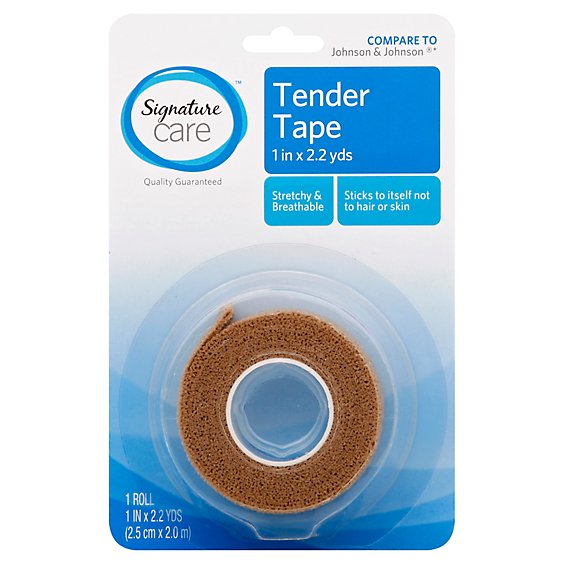 Signature Care Tender Tape 1in x 2.2yds - Each