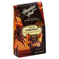 Hawaiian Host Maui Carmacs Macadamias Creamy Caramel And Milk Chocolate Bag - 5 Oz - Image 1